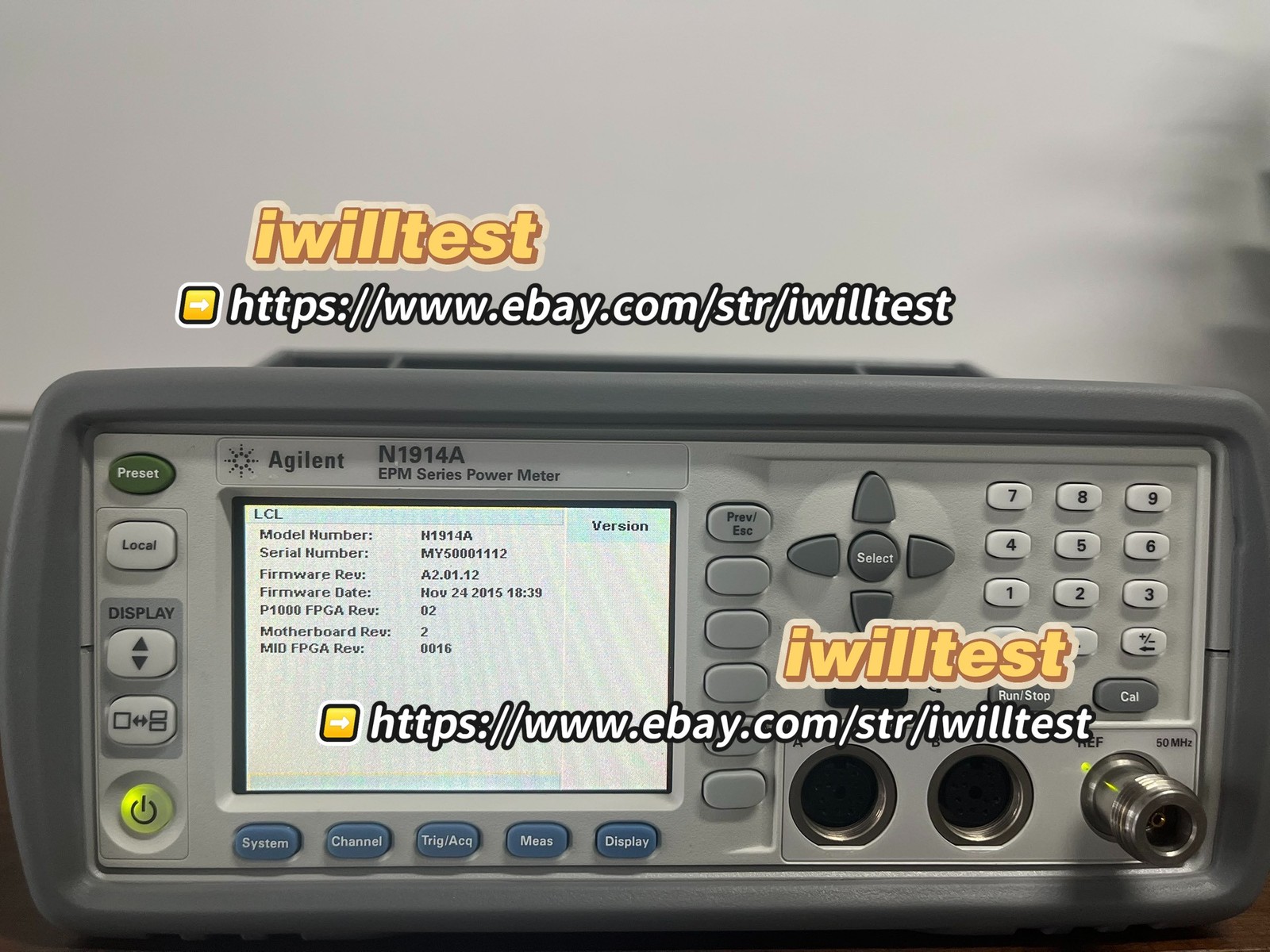 N1914A Keysight Two channel power meter Shipping  /*IW