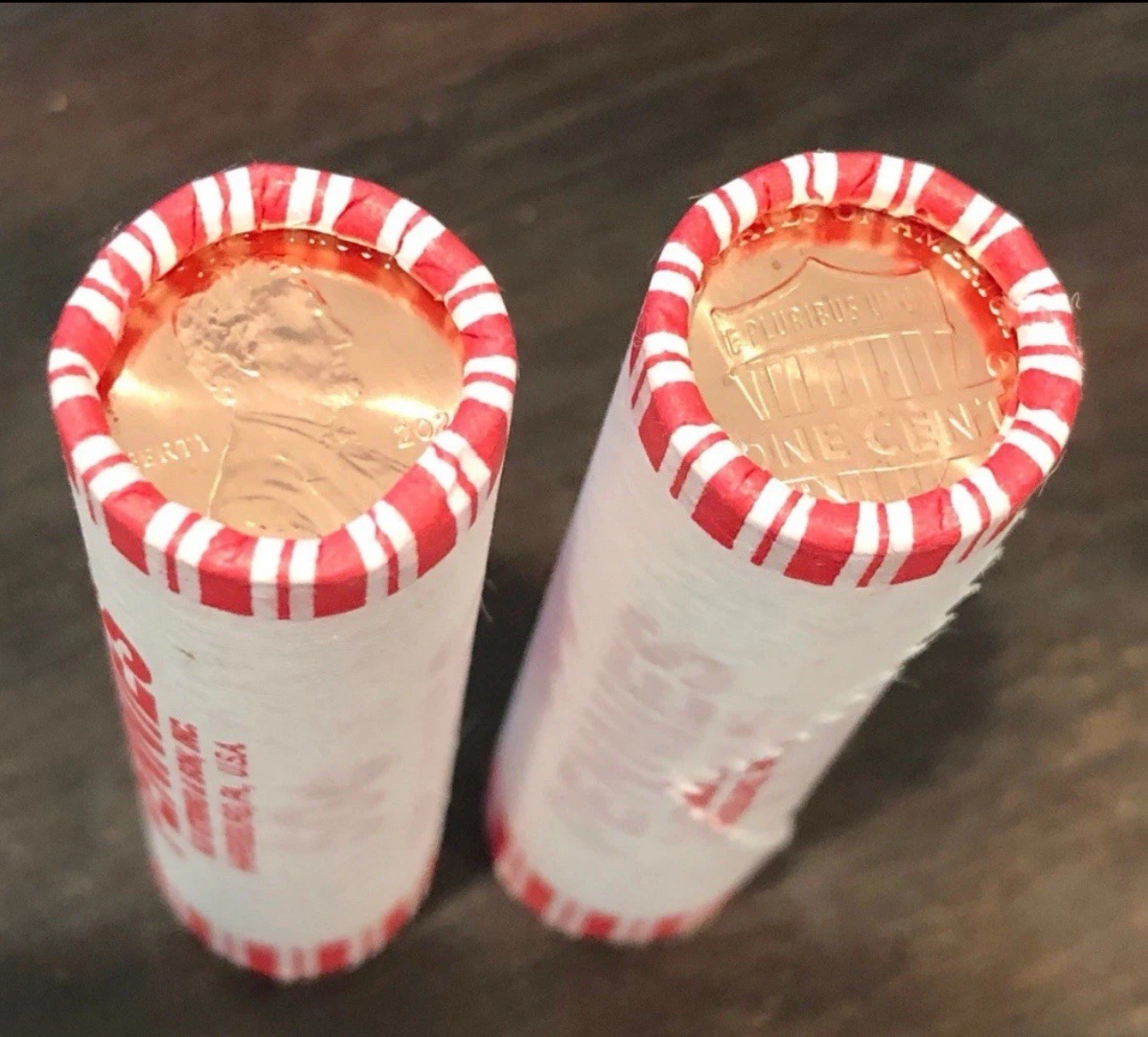2024 P Lincoln Shield Cent 1c Penny Uncirculated OBW BU ROLLS (2) 100 Coins