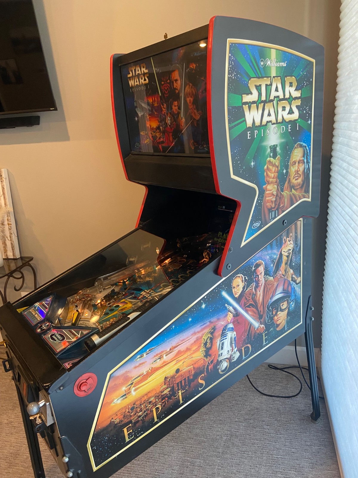 Williams Star Wars Episode 1 pinball machine one of a kind (Read Description)