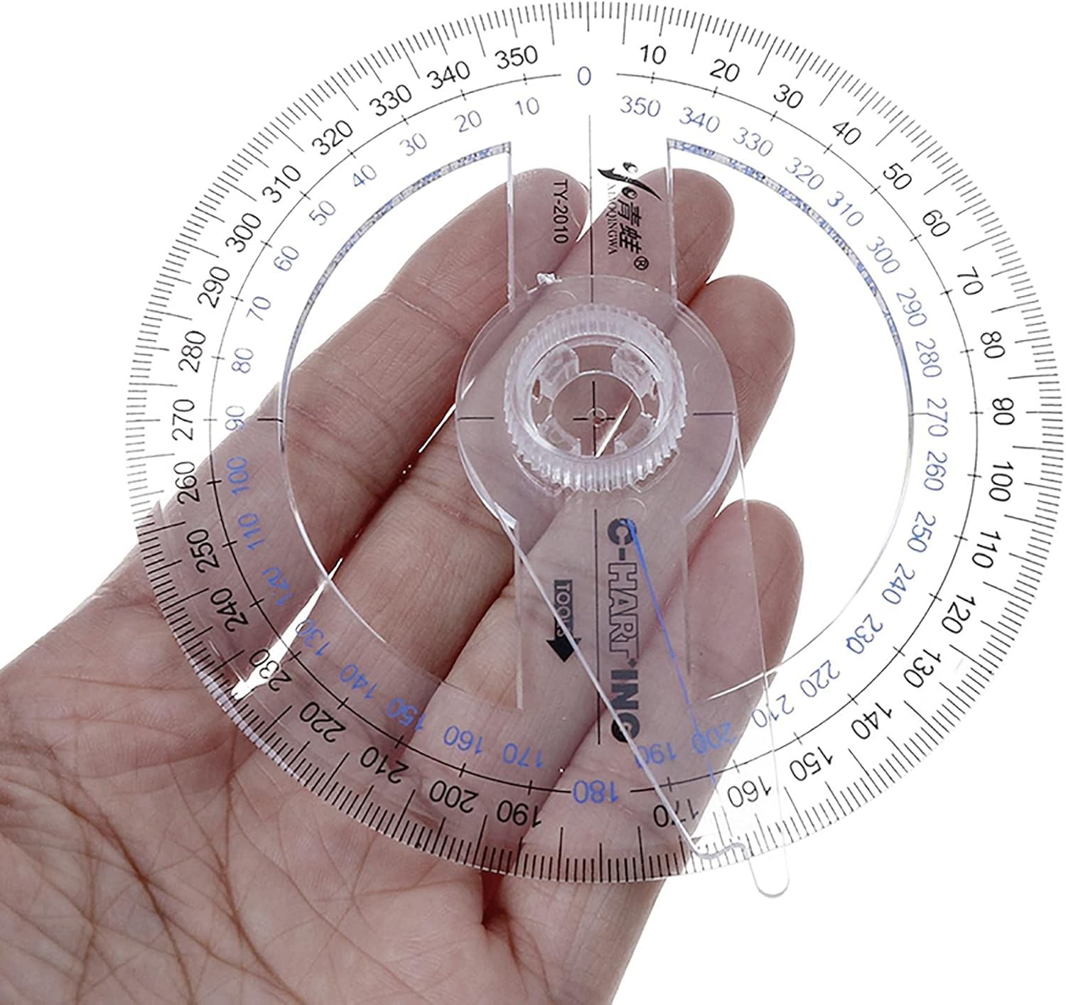 360Â° Protractor Pack of 30 Protactors Plastic Protractor Math Protractors Cle