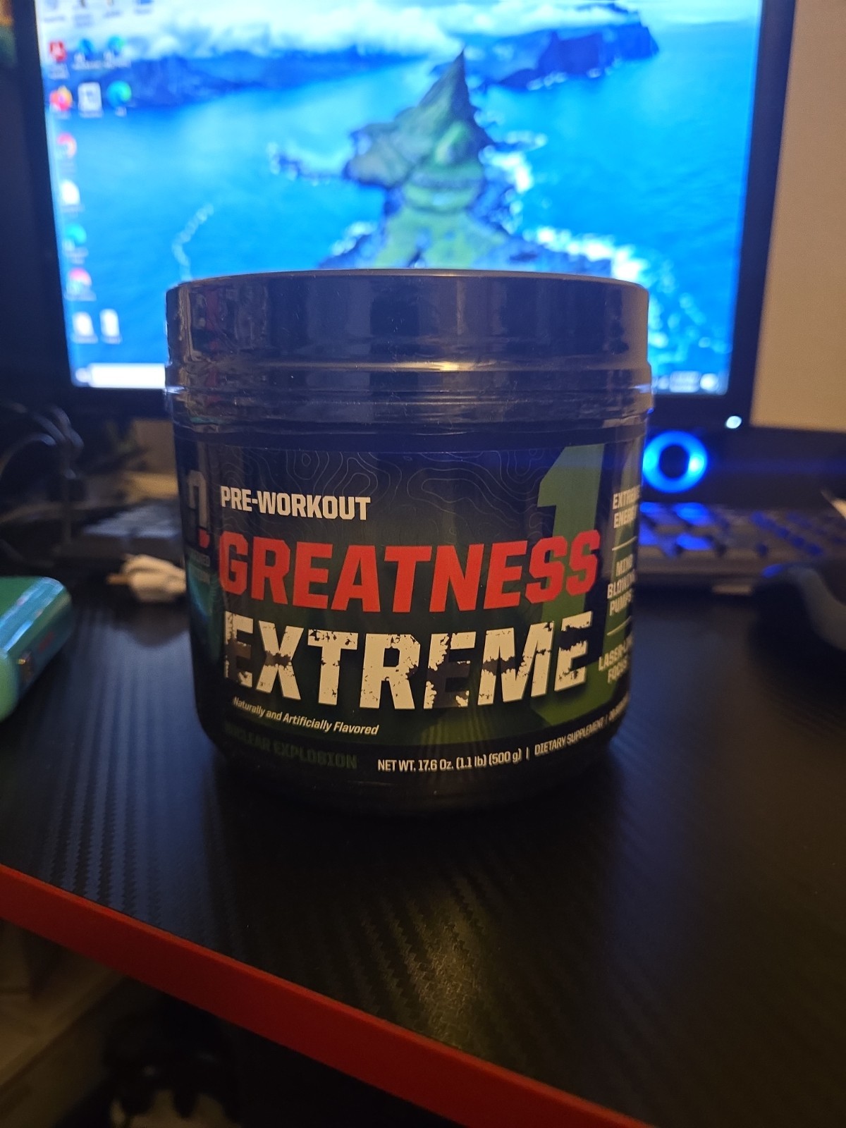 UNDEFINED NUTRITION PRE WORKOUT GREATNESS EXTREME 03/27