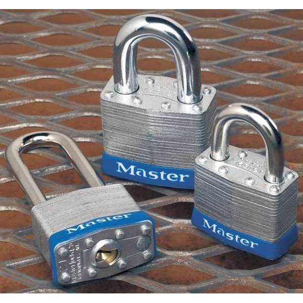 Master Lock 6850Kalj-10G013 Padlock, Keyed Alike, Long Shackle, Rectangular