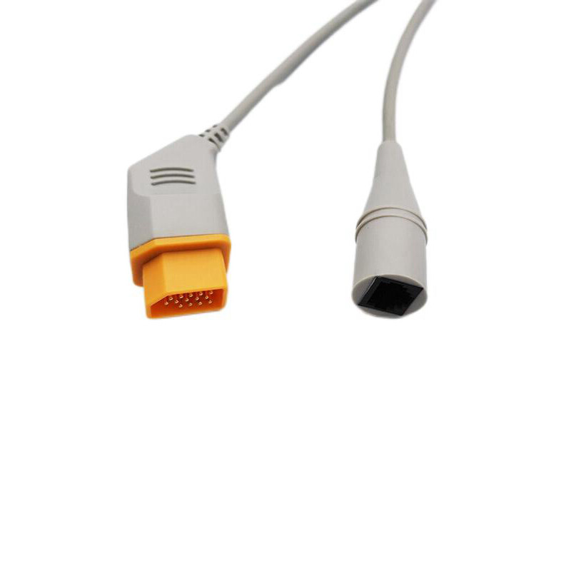14pin to Abbott IBP Pressure Transducer Trunk Cable Compatible with Nihon Kohden