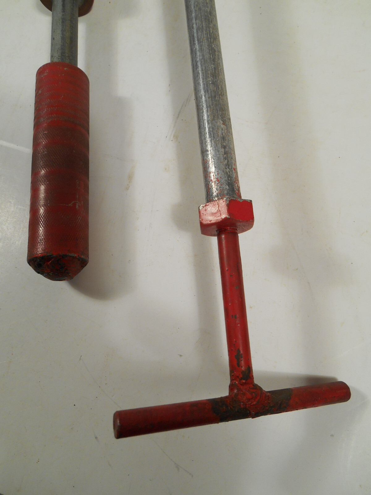 Vintage Pair Auto Body Dent Pullers Slide Hammers Puller Hammer