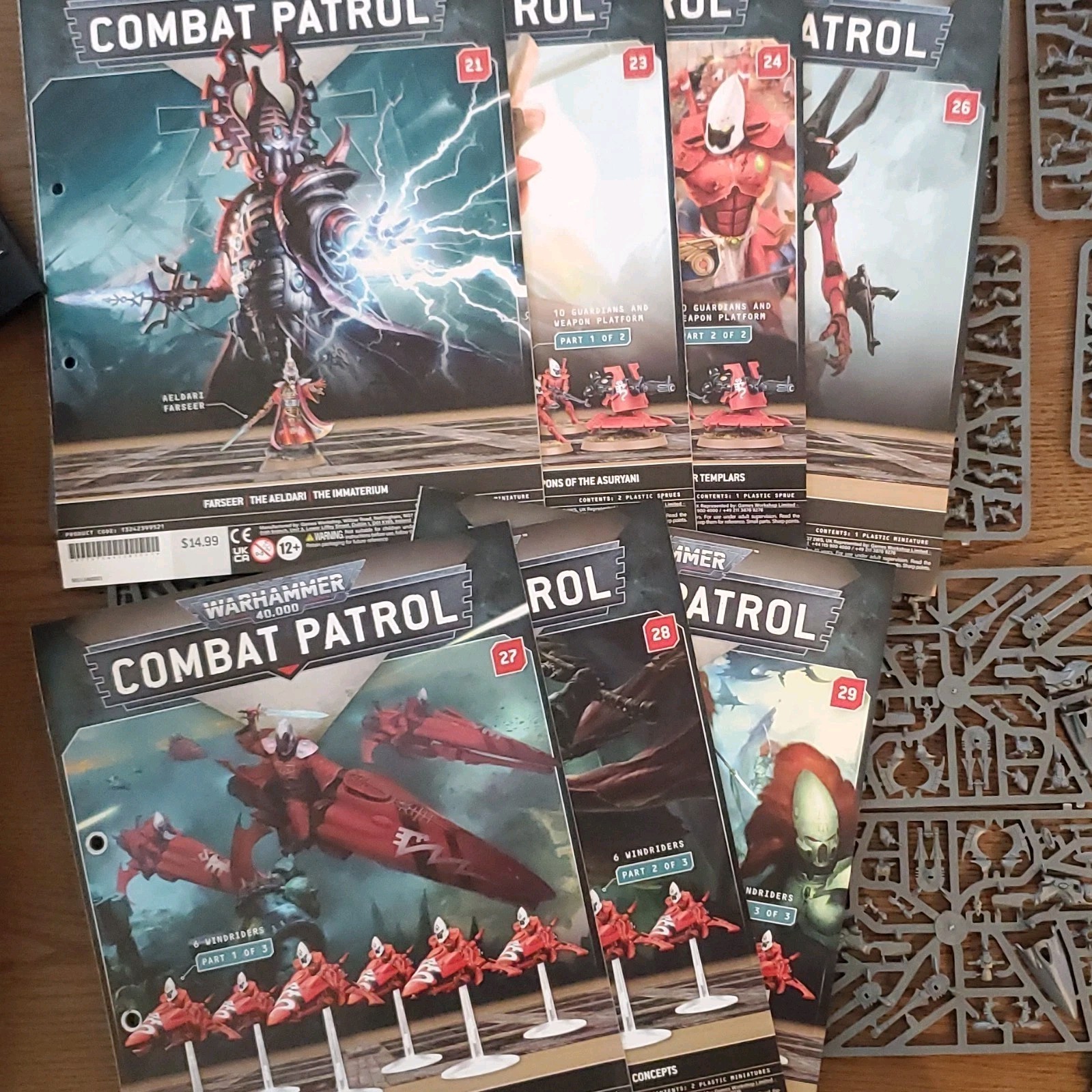9th Edition Aeldari Combat Patrol NOS + Issues 21 and 23-29 Magazine
