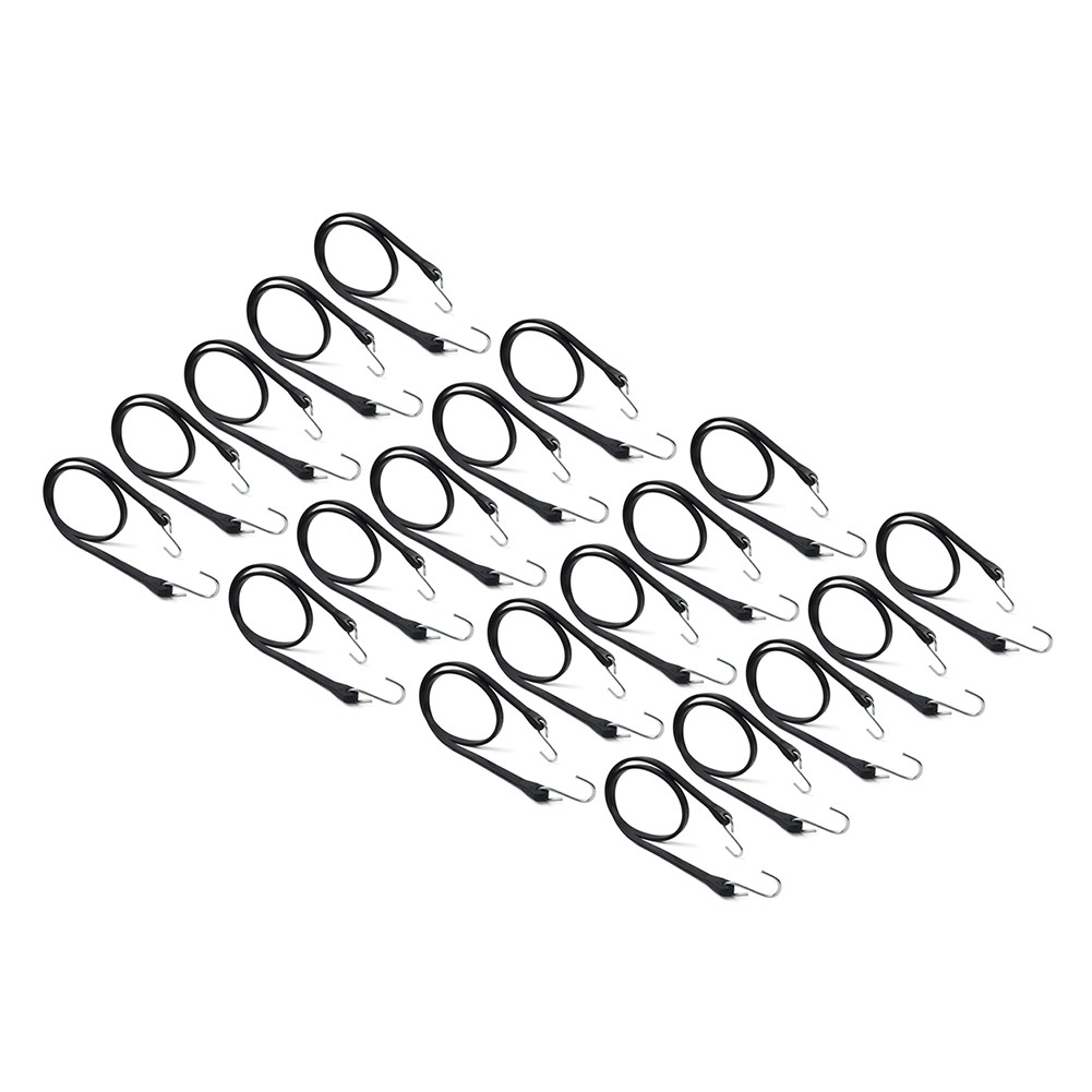 41" Heavy Duty Rubber Tarp Straps Tie Down Bungee Cords With Hooks 41"