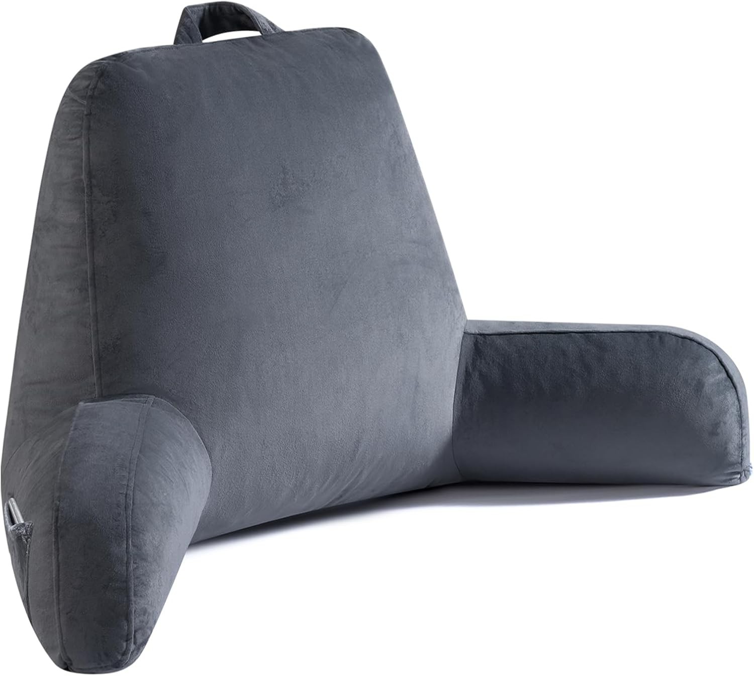Reading Pillow for Sitting in Bed Adult, 19" Reading Pillow with Shredded Memory