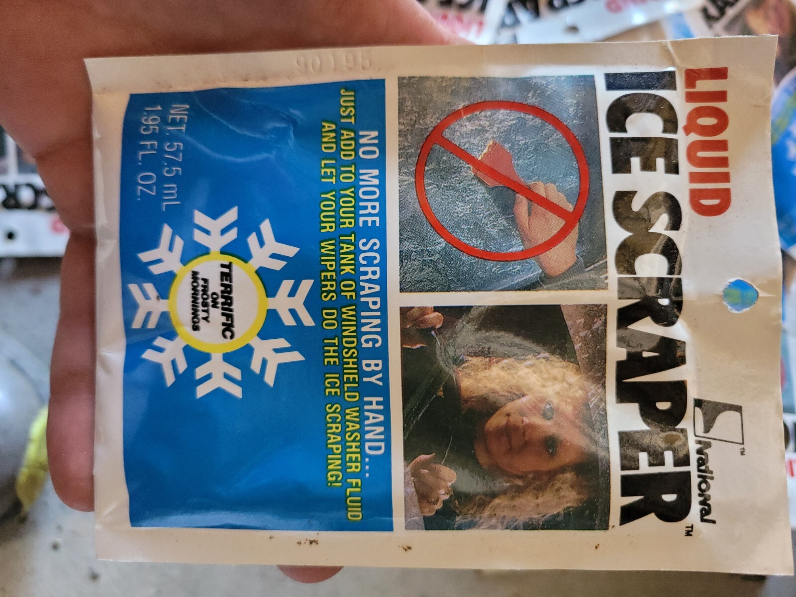 liquid ice scraper. New in pouches. 50 of the them ready to use. 2.75 a piece. 