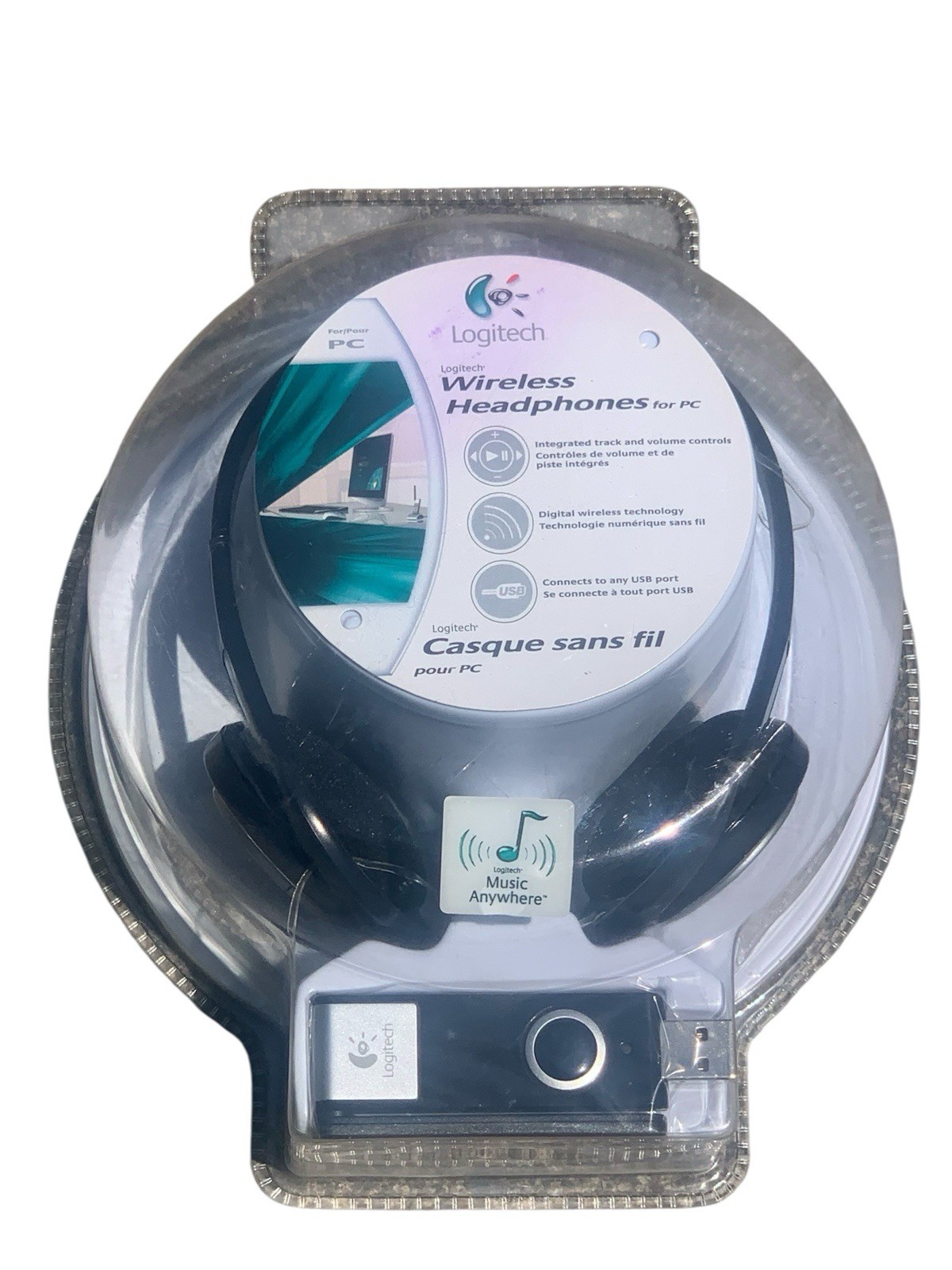 Logitech Wireless Headphones for PC Windows XP Windows 2000 #980429-0403