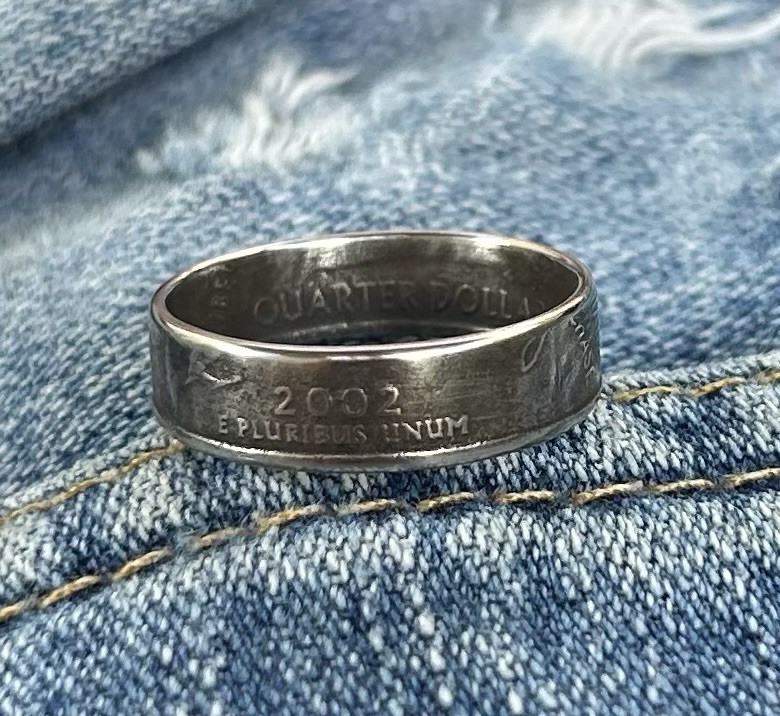 Coin Ring Louisiana Sz 8.25