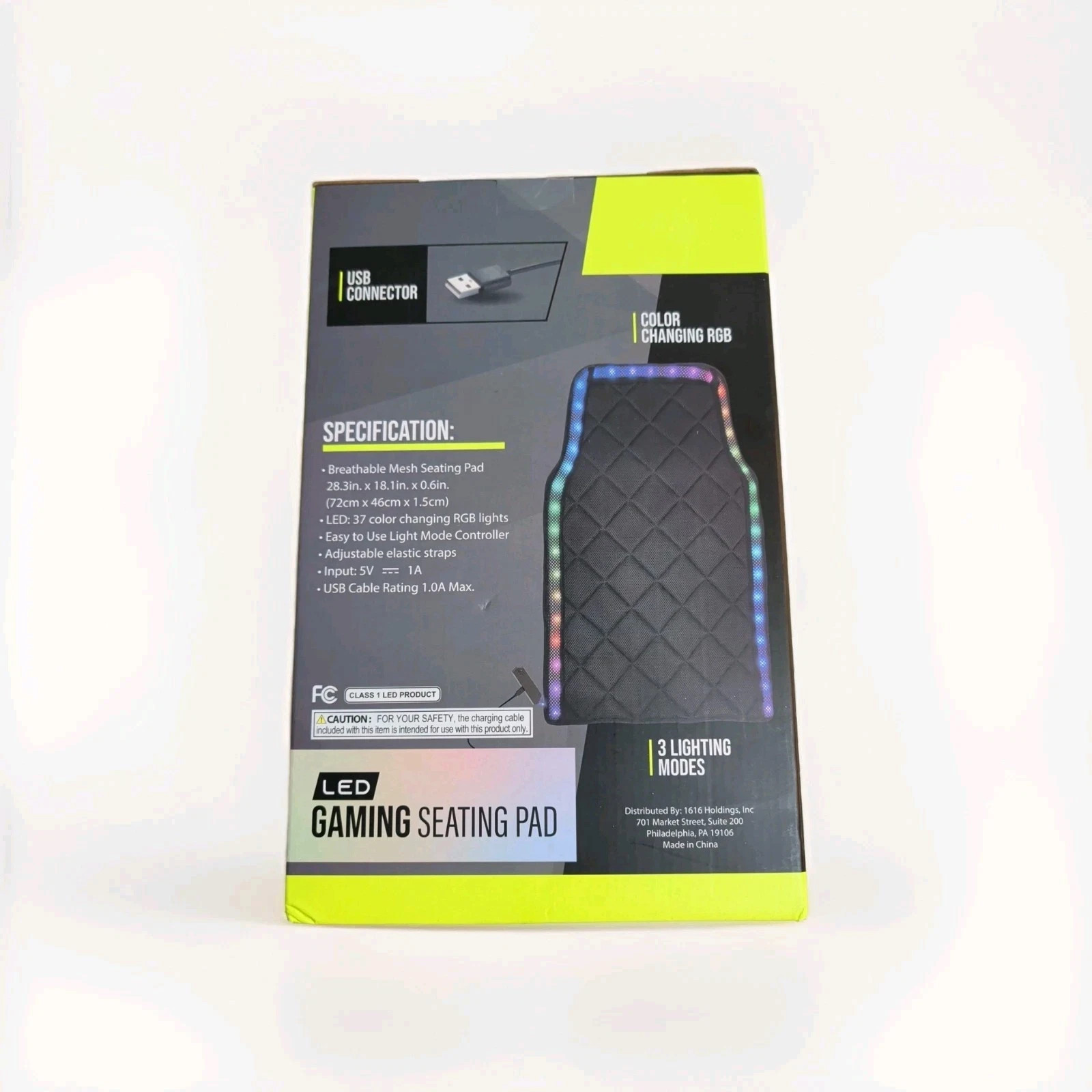 LED Gaming Chair Pad Color Changing NEW - UNOPENED