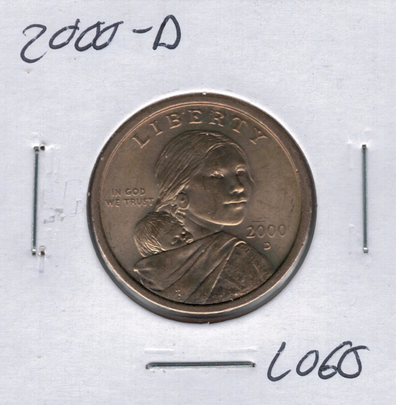2000 D Sacagawea Dollar L060 !!!Free Shipping!!!