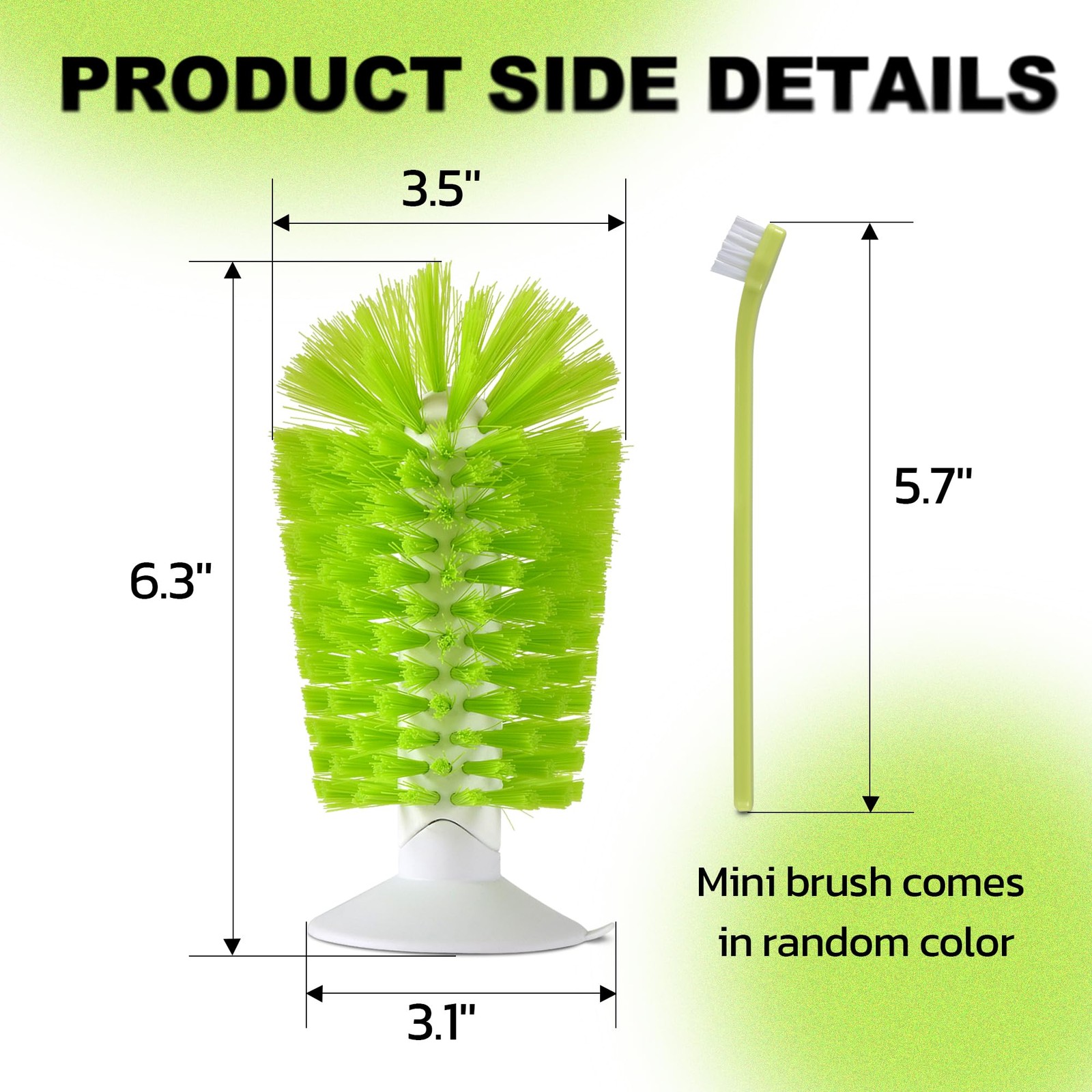 BUYBYLOV Turtle Brush, Turtle Tank Accessories, Turtle Shell Cleaning Brush S...