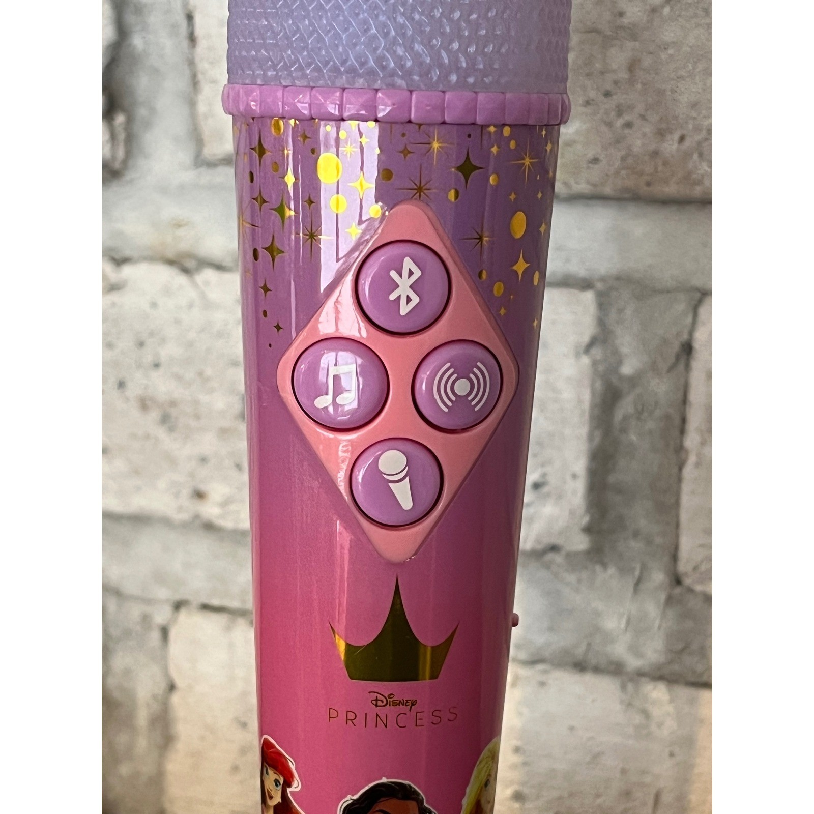 eKids Disney Princess Bluetooth Karaoke Microphone Wireless
