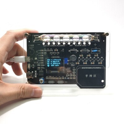 DIY for GEIGER Counter Kit Module Nuclear Radiation Detector With,OLED-Display