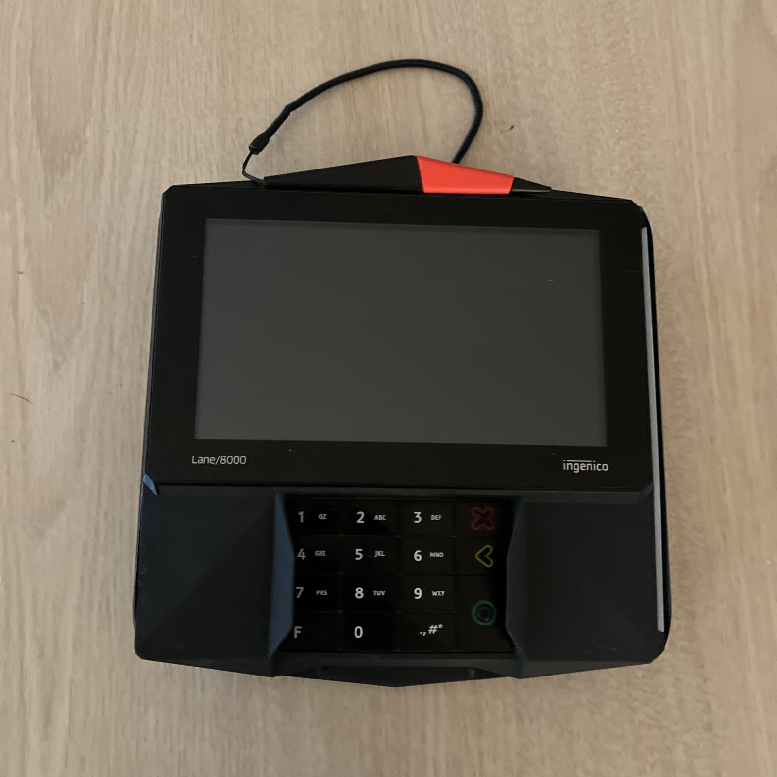 Ingenico Lane 8000 PRH30312953A Payment Terminal LAN800 - Works Well -  RS