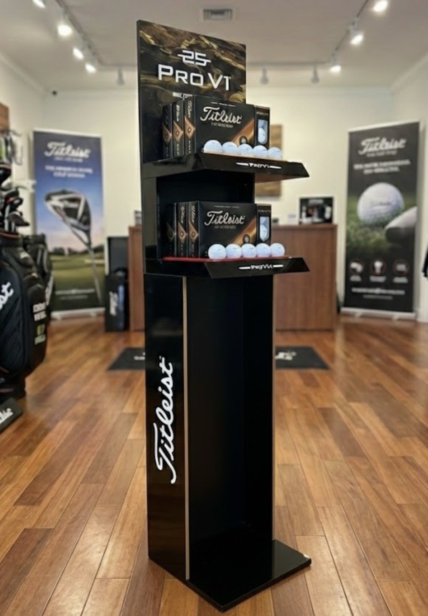 Titleist Pro V1 Retail Display Stand (Floor Merchandiser)