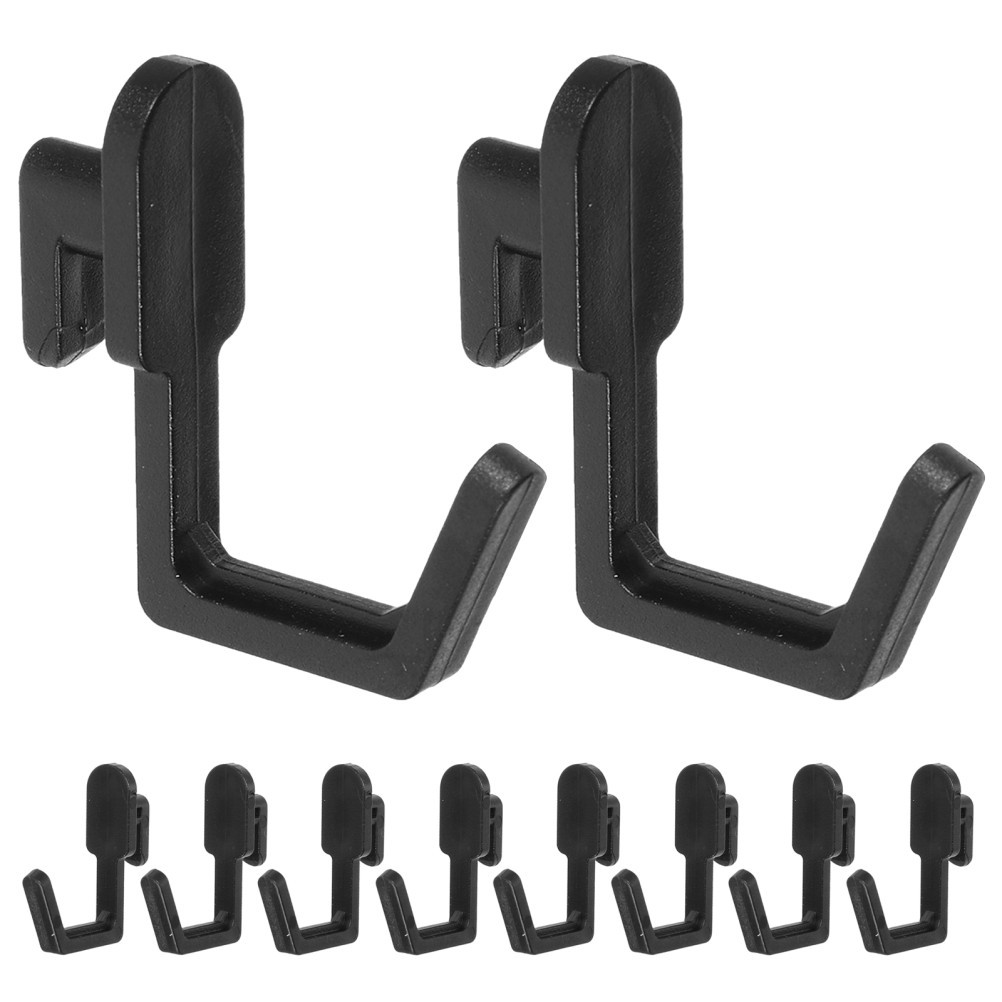 10pcs Pegboard Storage Hooks: Tool Board Hooks for Garage Workshop Organization
