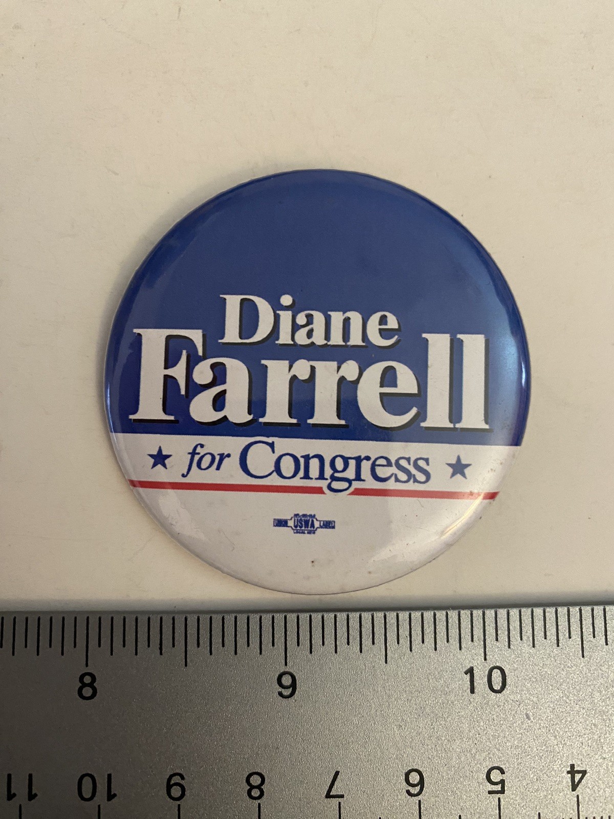 Diane Farrell For Congress Pin Back Button P31