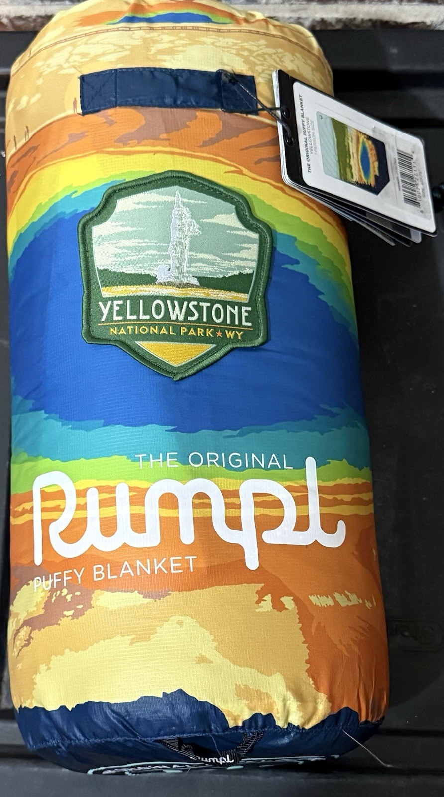Rumpl Original Puffy Blanket Yellowstone National Park $99.95 Retail SOLD OUT!