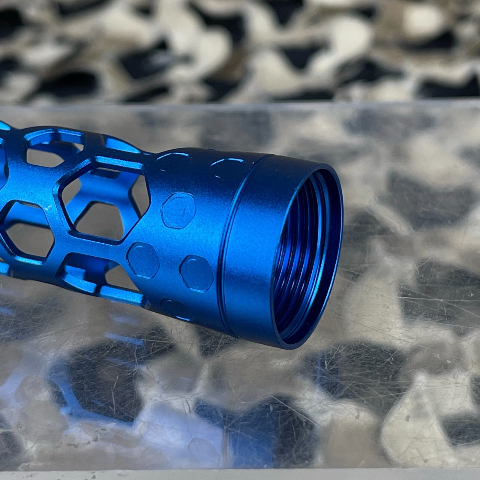 NEW HK Army PWR Hex Barrel Back - Blue