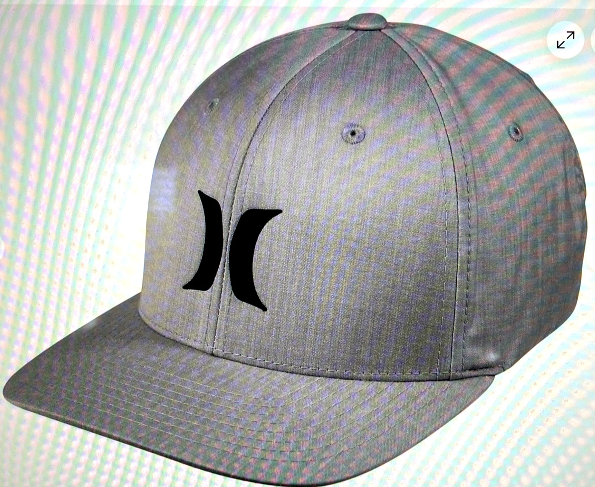 Hurley Icon Weld Hat - Grey - NWT Size L/XL Sealed in Plastic Fast Shipping