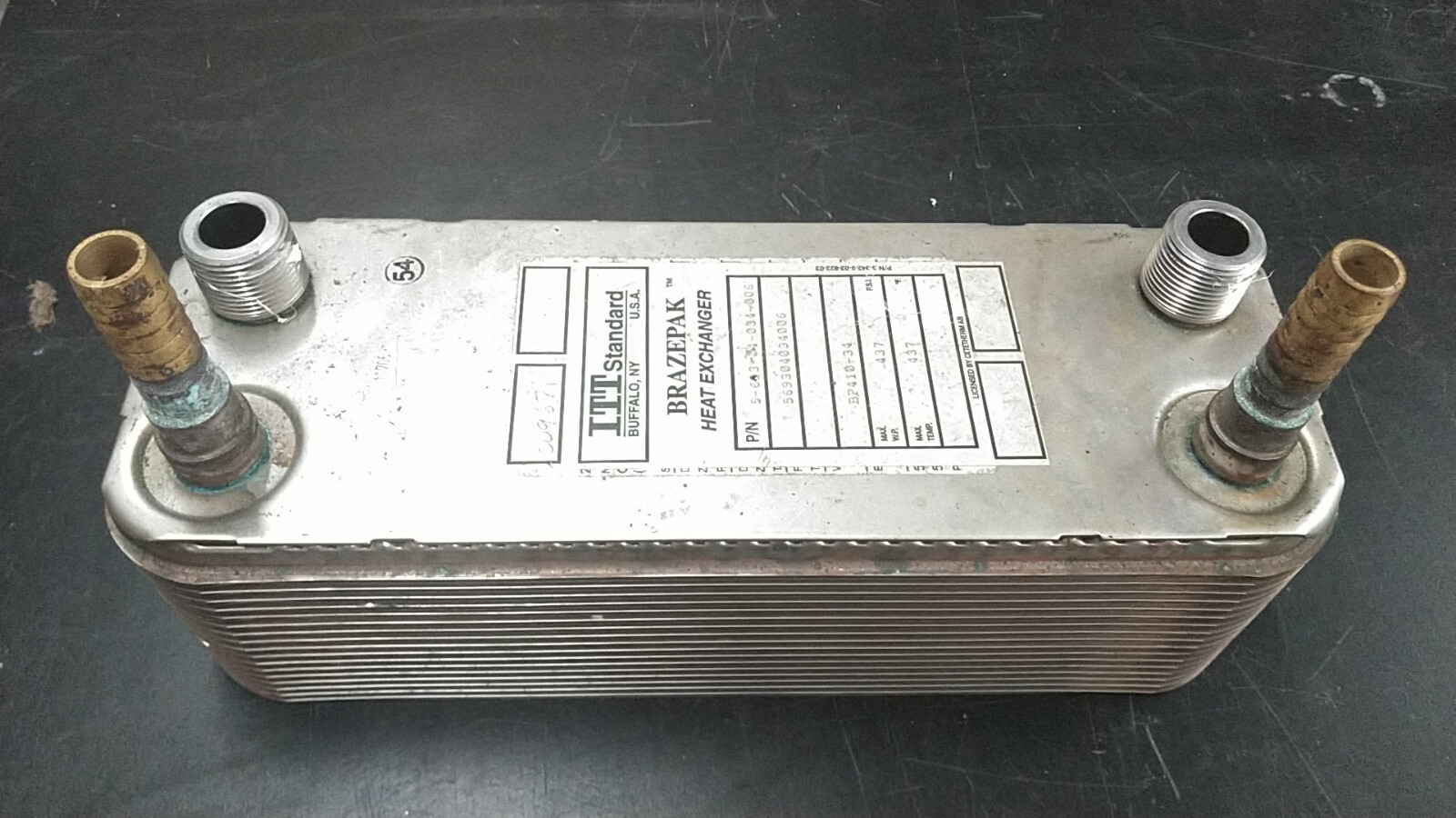 itt heat exchanger  BP410-34