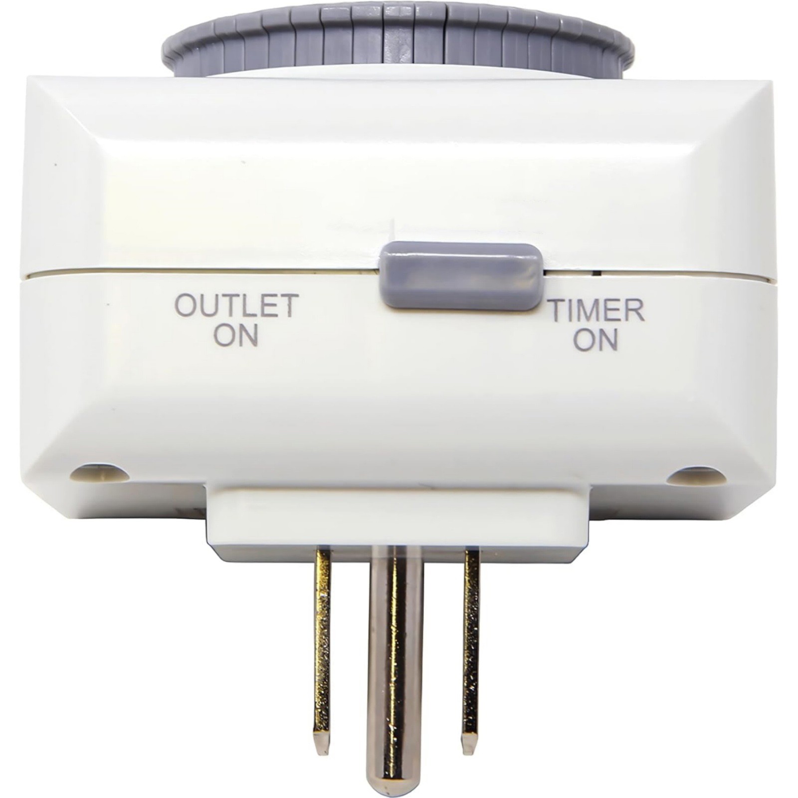 2 Pack 110-125V 3-Pin Timer Switch For Home Lighting 24-Hour Programmable Plug