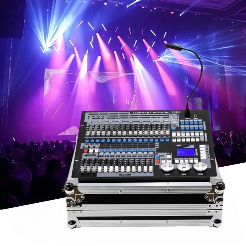 US Kingkong DMX Console 1024 DMX Controller W/road case For Stage Party DJ Light