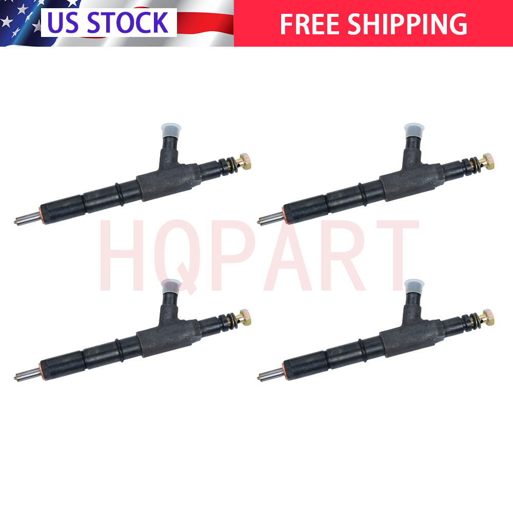 For Isuzu 4HE1 4.8L 4HG1T 4.6L NPR NQR 4Pcs Fuel Injector 8971489601 9430613736