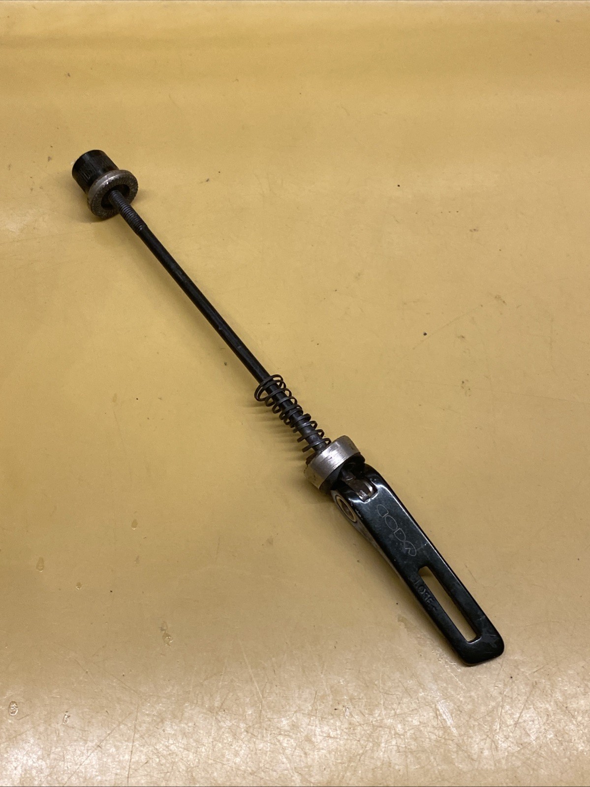 Black Cannodale Coda Front 100mm Steel Spindle Quick Release Skewer