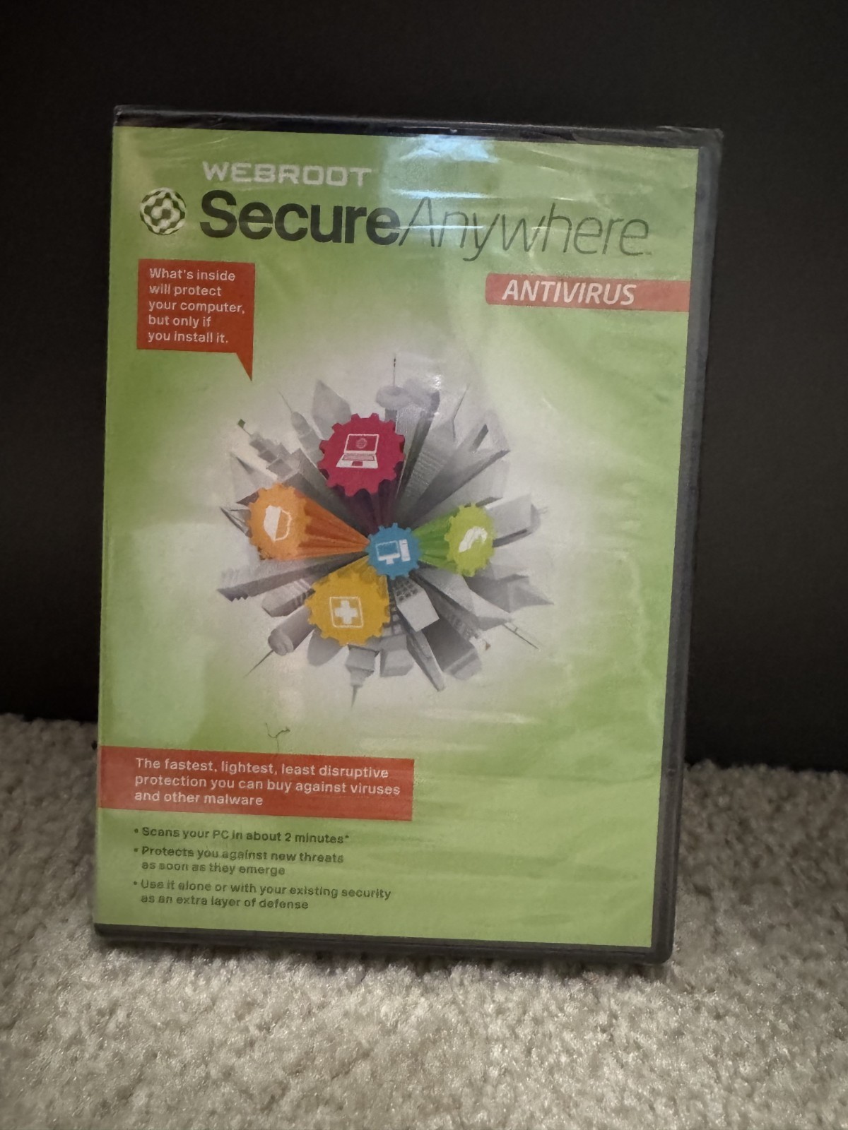 Webroot Secure Anywhere Antivirus (DVD, 2012) Disc Only