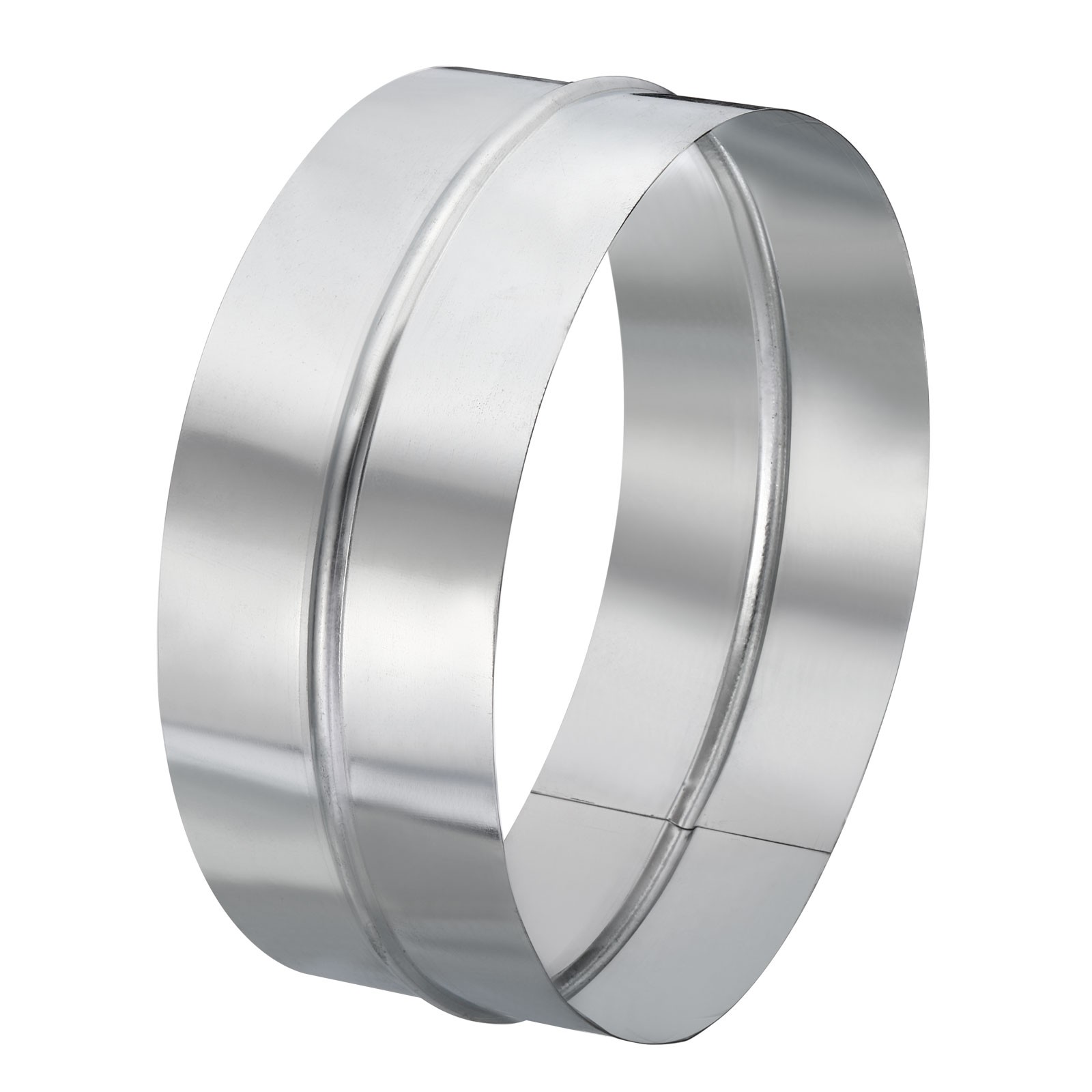 10" Galvanized Steel Duct Connector Duct Coupling Vent Coupler, 4" Long