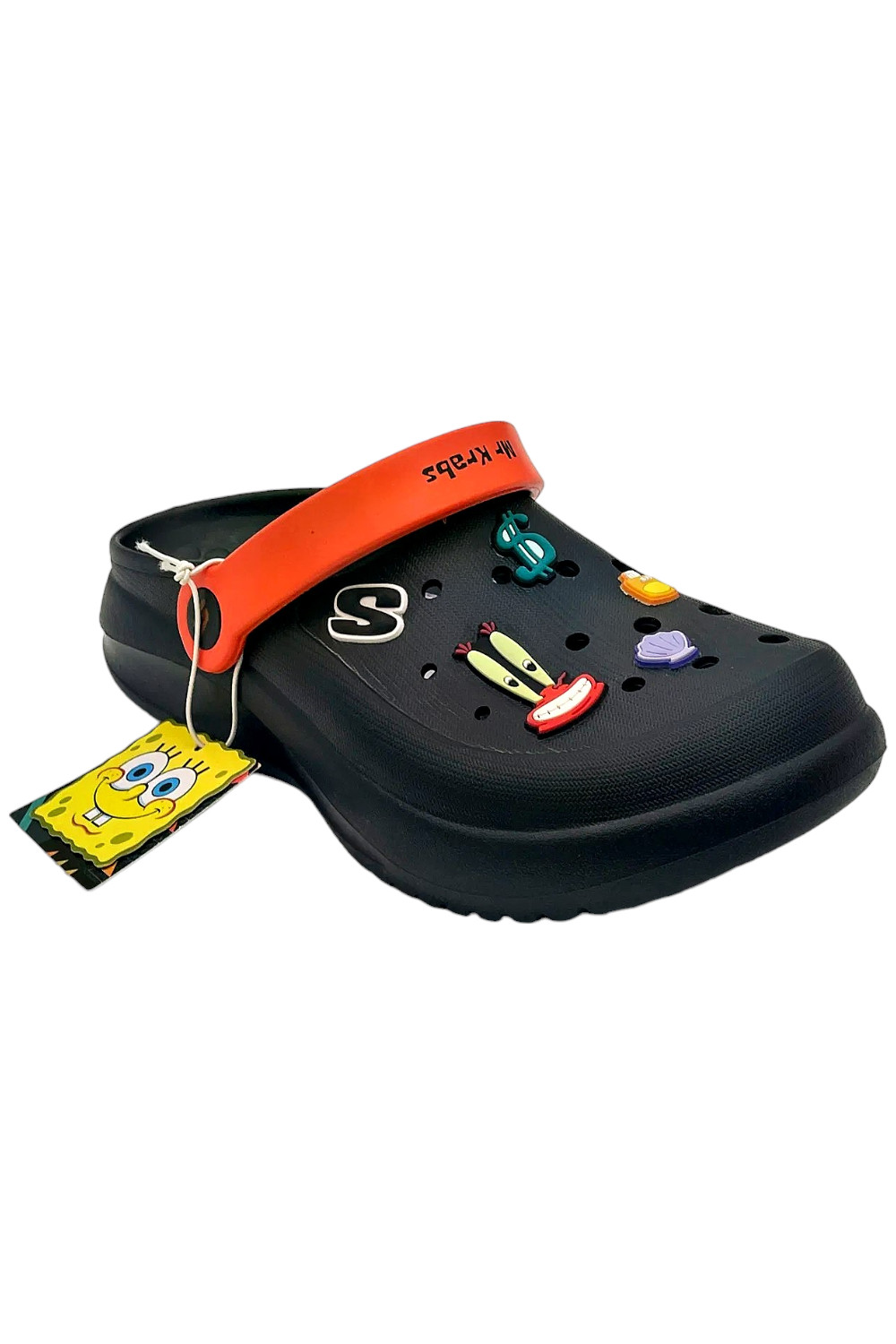 Skechers Women's Foamies Slip-on Black/Red/Mr.Krabs