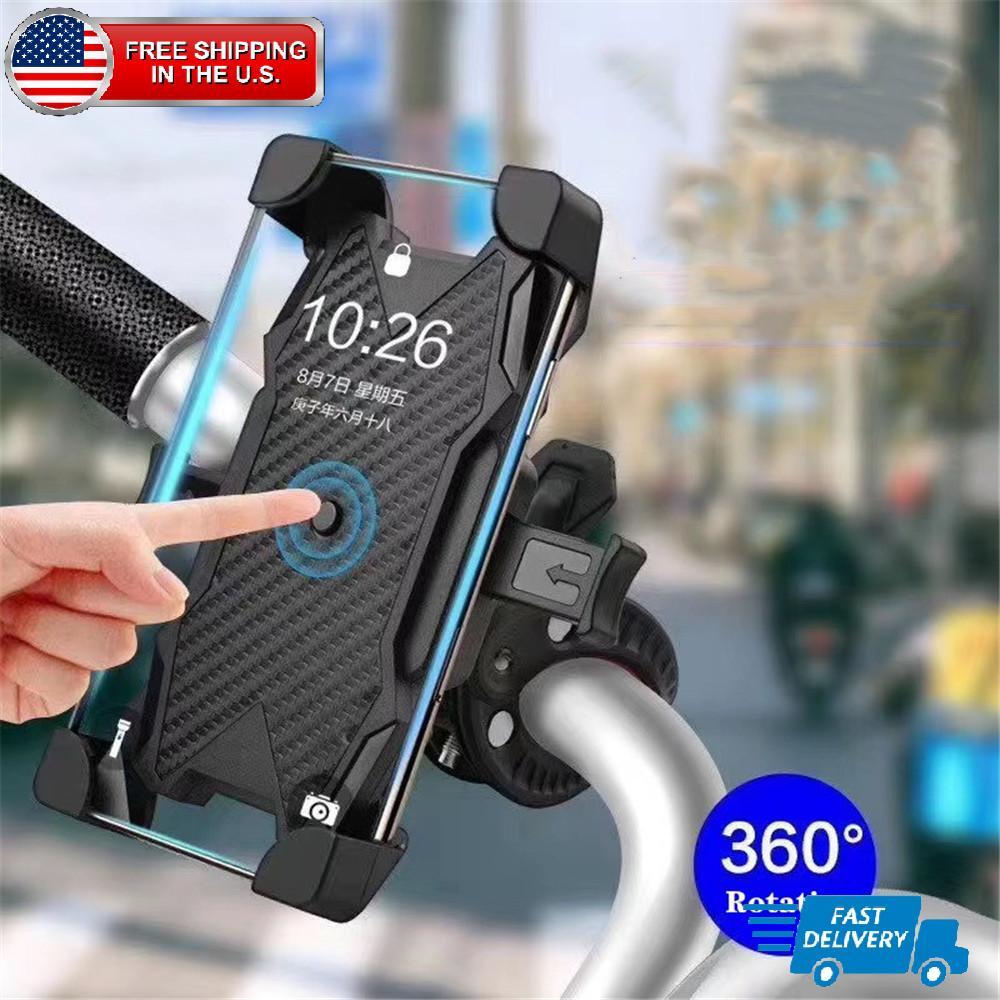 Universal Motorcycle Bike Bicycle Scooter Handlebar Cell Phone Holder Mount GPS
