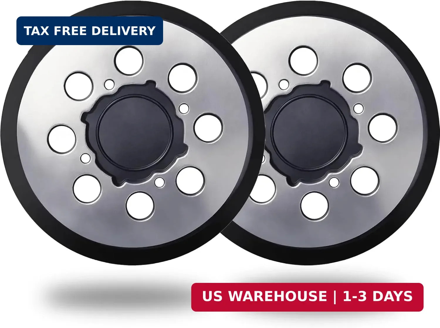 2 Pack 5 Inch 8 Hole Replacement Sander Pad for Dewalt DWE6423/6423K, DWE6421/64