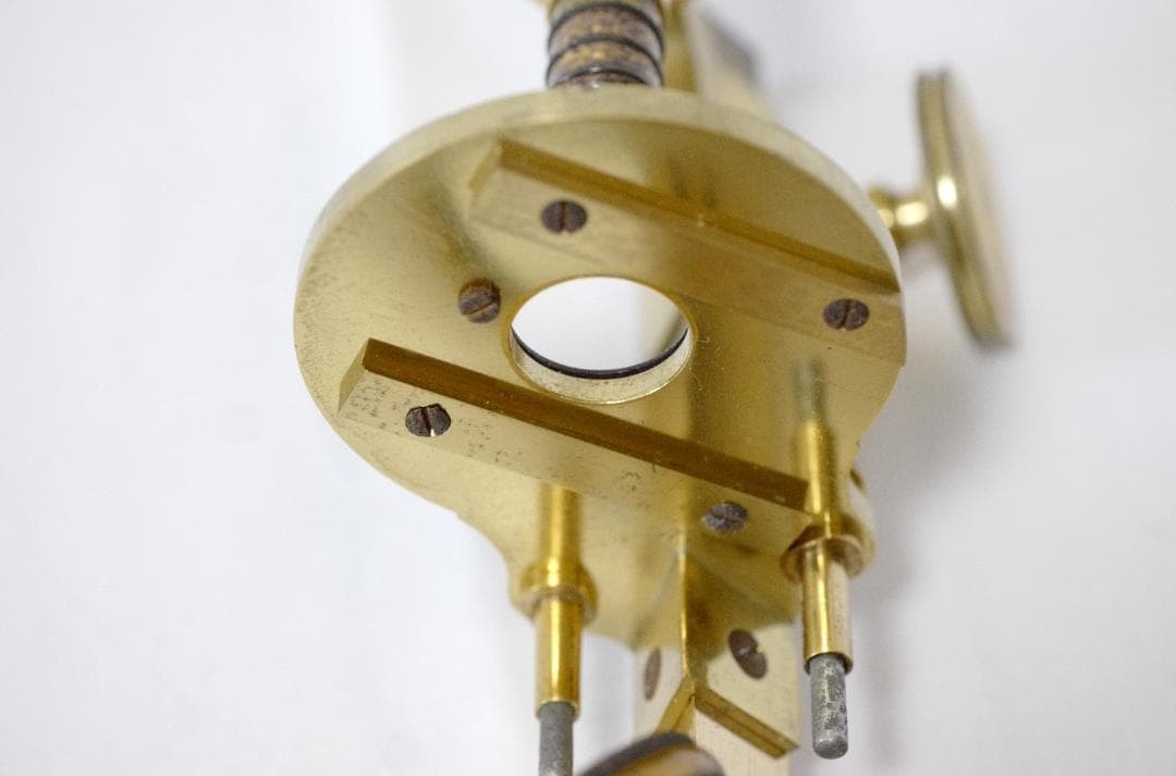 microscope antique Simon Pressl's "achromatic" microscope
