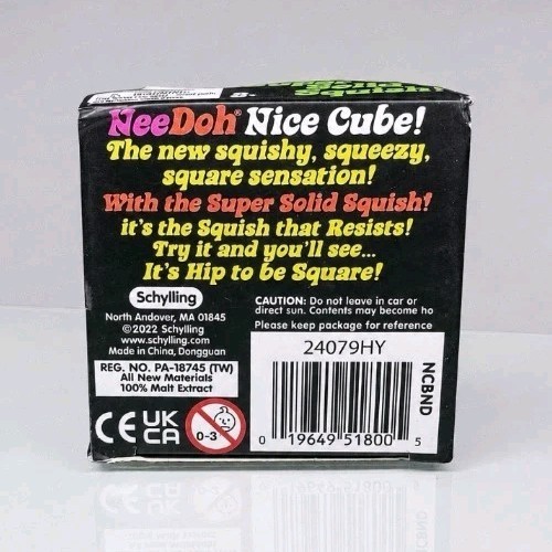 Nee Doh Nice Cube Blue