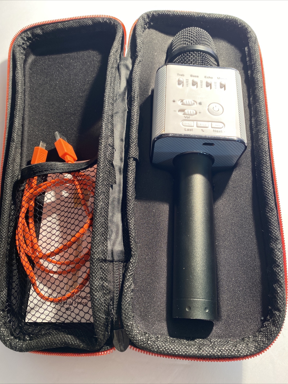 MICGEEK Wireless Bluetooth Karaoke Microphone Speaker Home USB zab