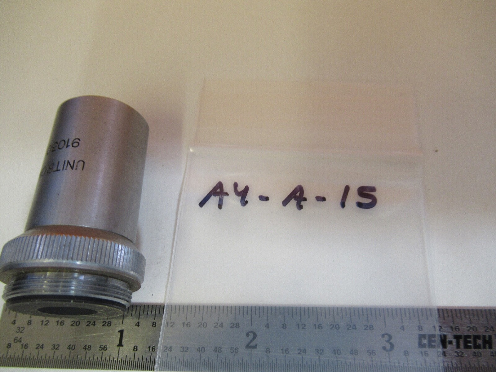UNITRON JAPAN MP 80X L OBJECTIVE MICROSCOPE PART OPTICS AS PICTURED &A4-A-15