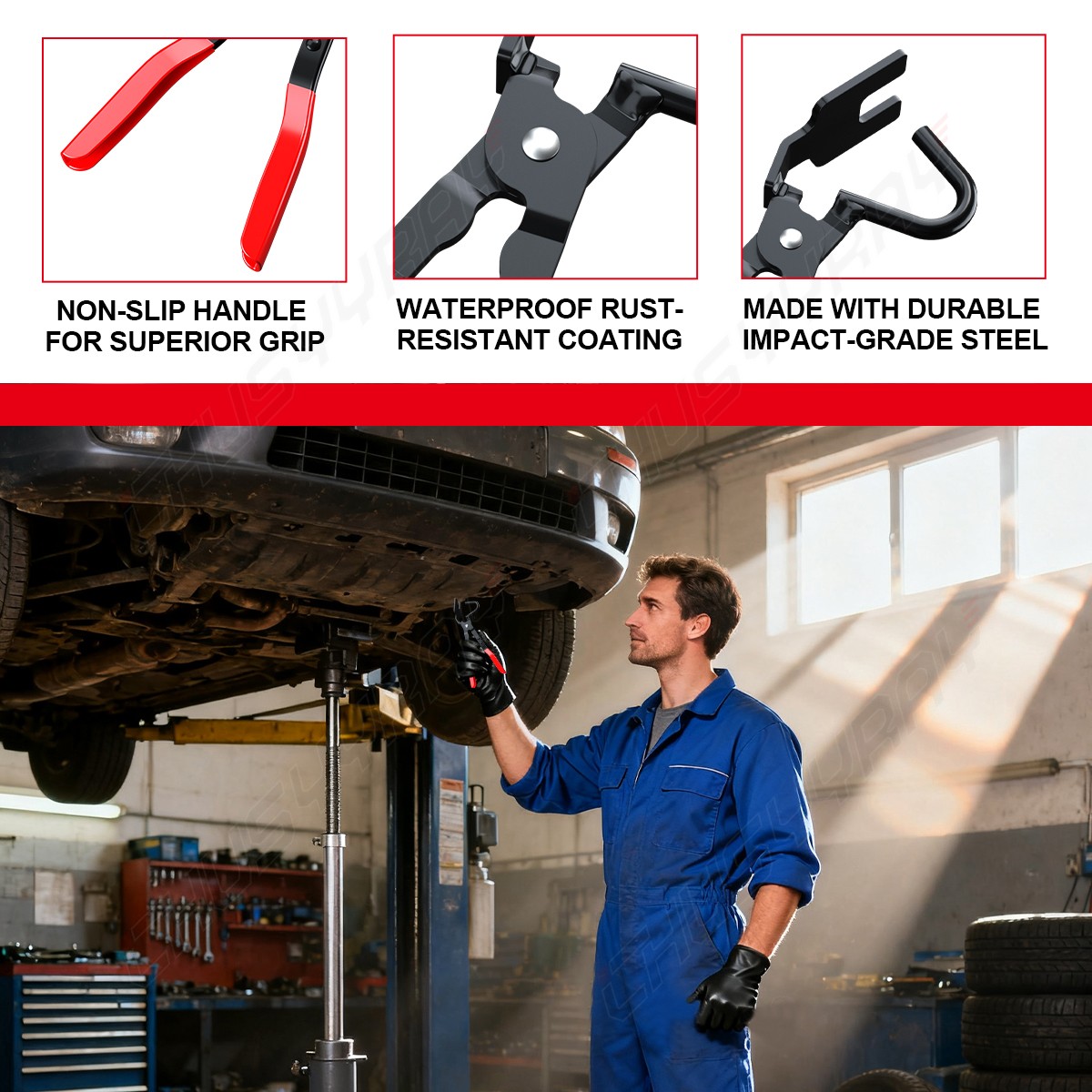 38350 Pliers Exhaust Hanger Brackets Rubber Hanger Support Removal Tool