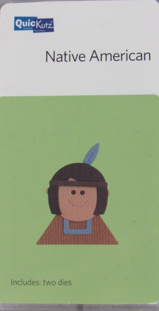 QuicKutz Native American 2x2, 2 Cutting Die Set KS-0773