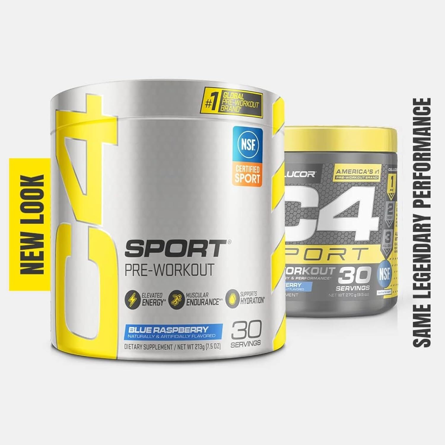 C4 Sport, Pre-Workout, Blue Raspberry, 7.5 oz (213 g)