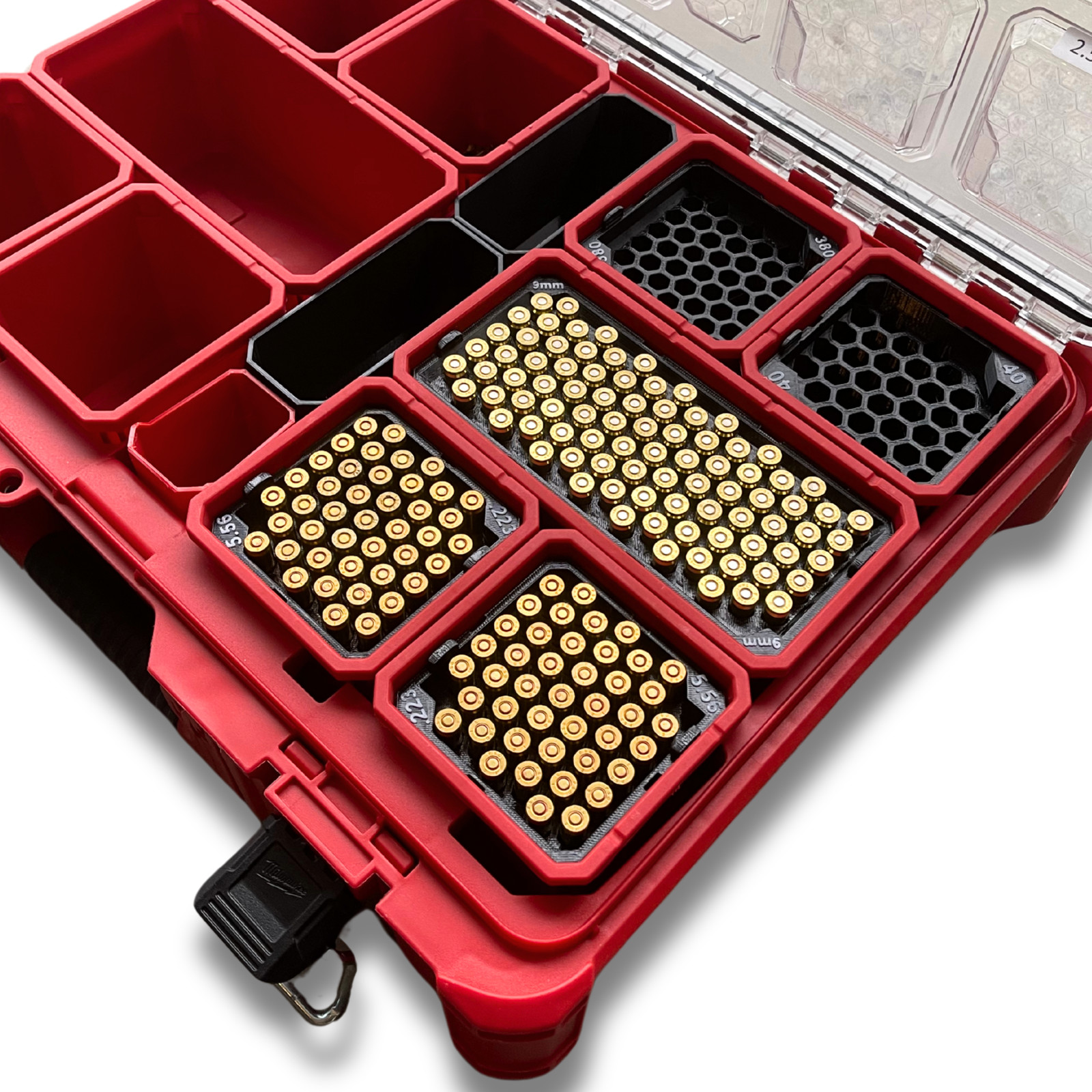 XACT Fit LONG Ammo Insert for Milwaukee PACKOUT DEEP Organizers
