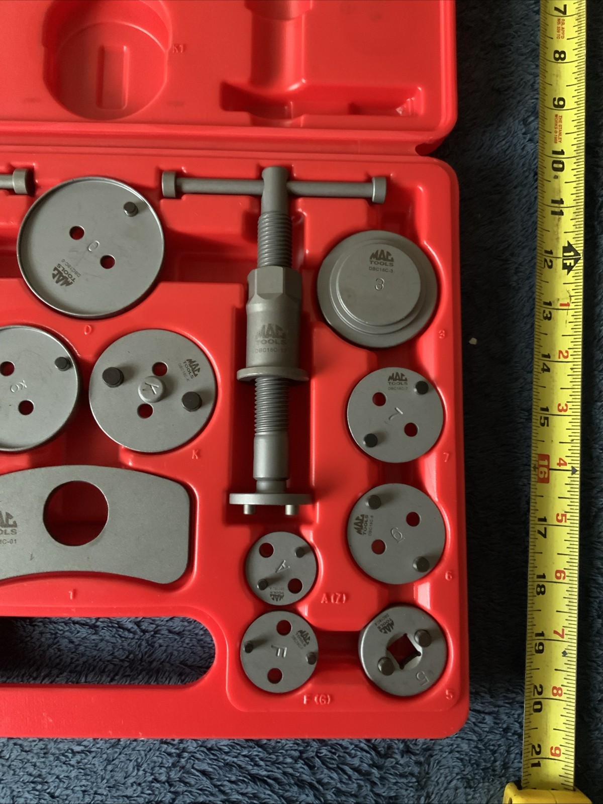 Mac Tools Dbc18c, 18pc Disc Brake Caliper Set, Used Once….
