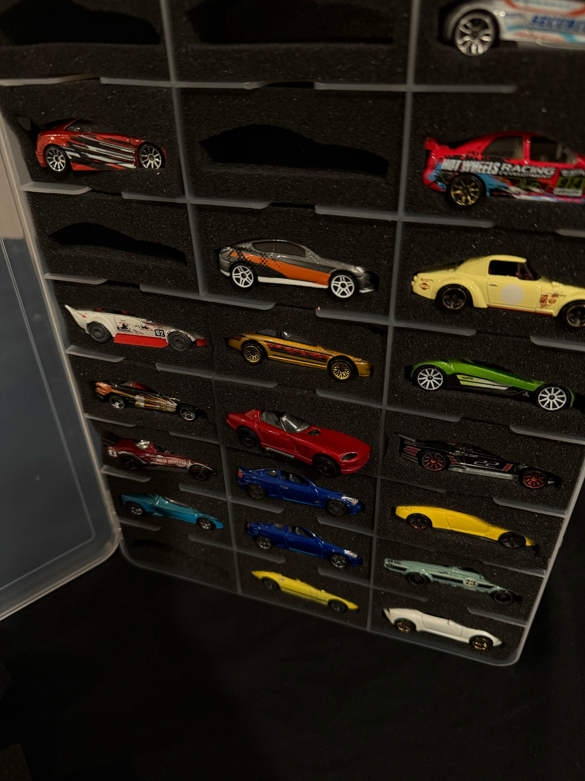 Hot Wheels Open Cars Display Case – 48 Slots with Foam Insert NO CARS