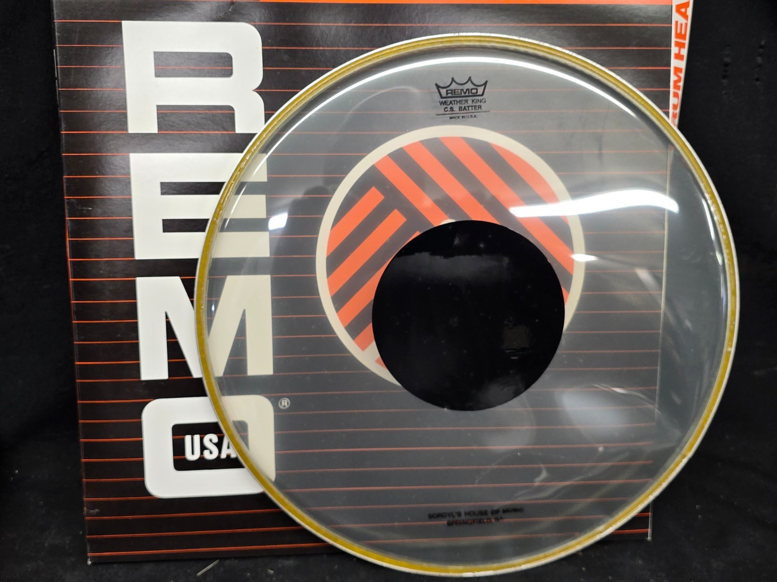 Vintage New Old Stock Remo 13" Controlled Sound Mounted Drum Head CS-0313-10