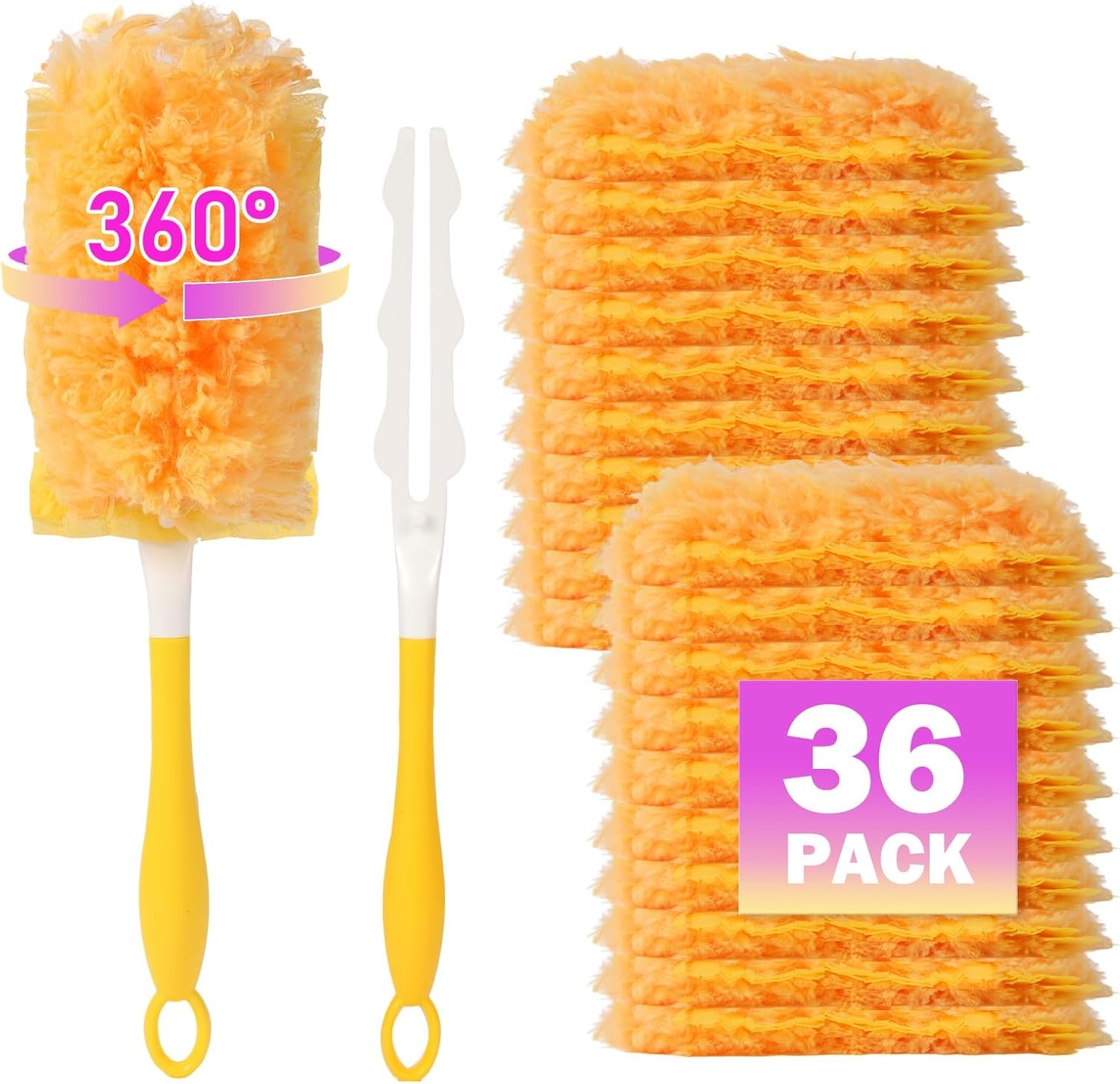 Dusters patible with Swiffer Dusters for Cleaning, Handle, Multisurface
