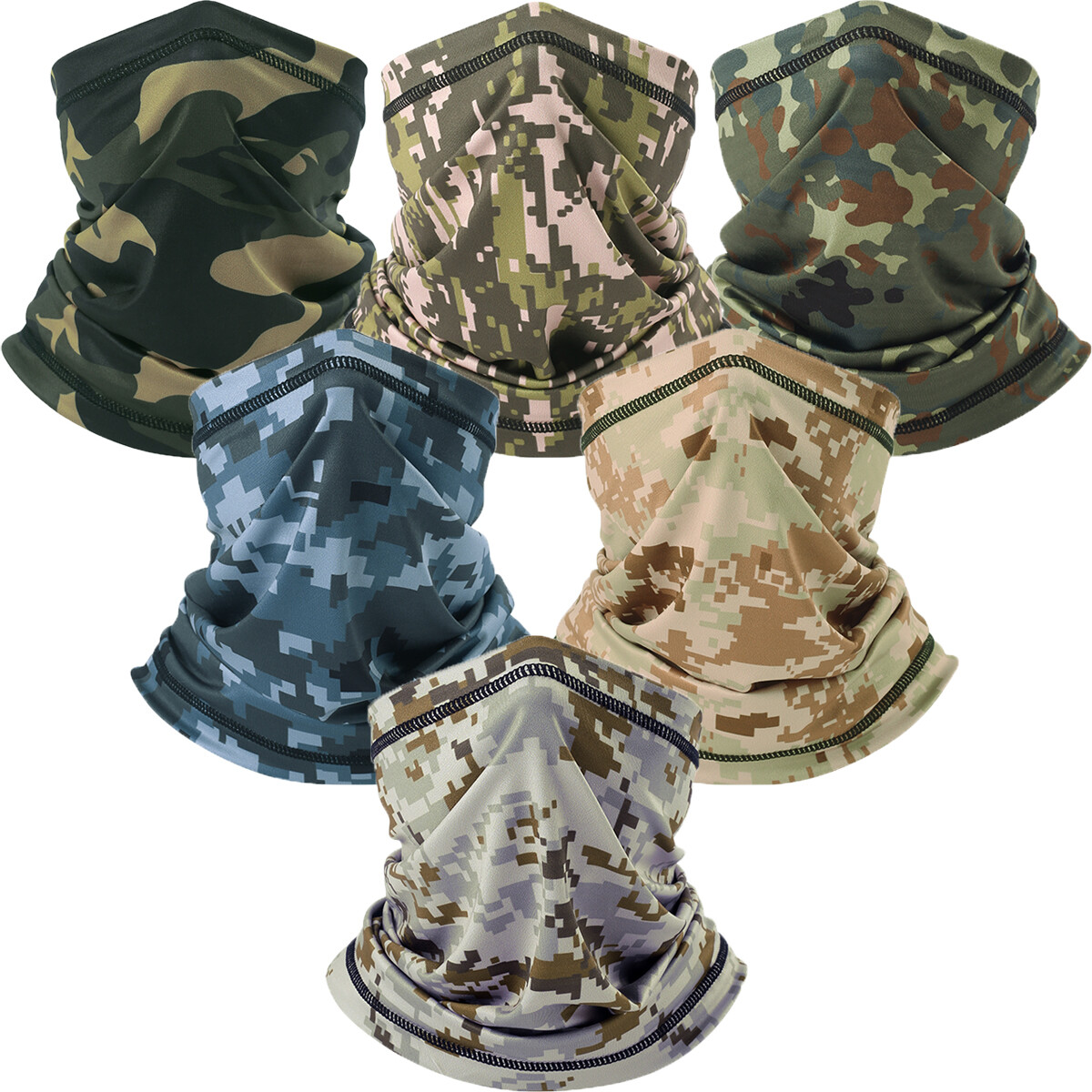 Summer Face Mask Guard Neck Gaiter Cooling Balaclava Breathable Bandana Scarf US