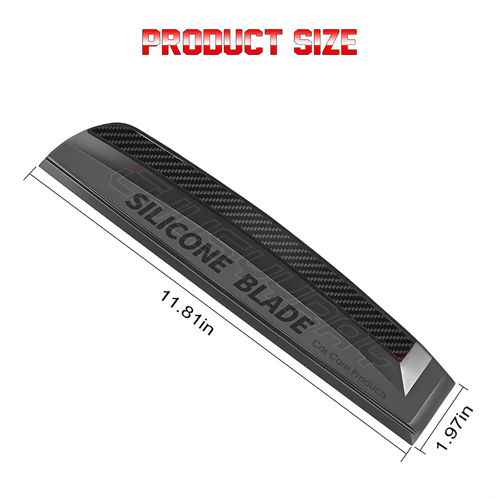 Auto Wiper Drying Blade Car Non-Scratch Silicone Squeegee for Water Removal Tool